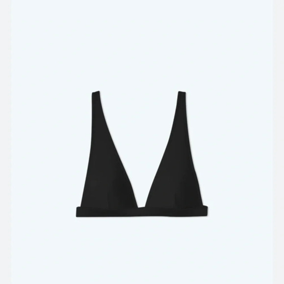 NWT Zara Crop Bra NWT Dark Brown Crop Top Bralette Size Large New - Picture 1 of 6